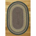 Capitol Earth Rugs Brown-Black-Charcoal Jute Braided Rug 05-099